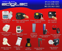 Adigitec/Relogio de ponto biometrico R$ 850,00 em Uberlandia MG/RJ/SP
